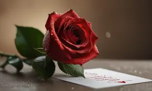 Jaki przekaz niesie romantyczny gest, czyli jedna czerwona róża?