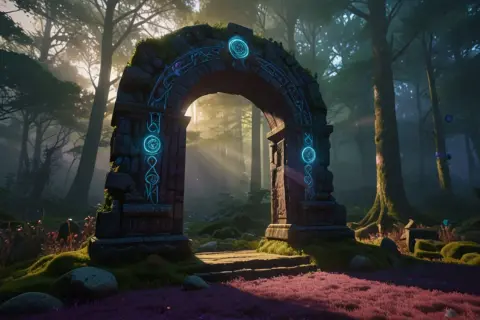 Oto portal magiczny! Czy czary otworzą drzwi do innego świata?